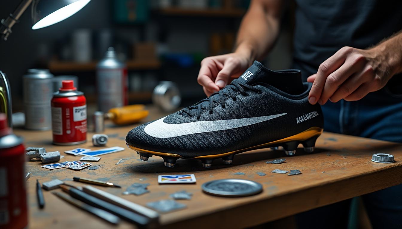 découvrez comment personnaliser vos crampons de foot nike et exprimez votre créativité sur le terrain. suivez nos conseils pour créer des chaussures uniques qui reflètent votre style et optimisent vos performances. idéal pour les passionnés de football en quête d'originalité et de confort.