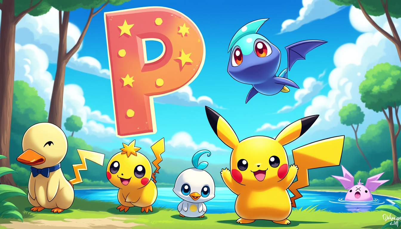 découvrez la liste complète des personnages de pokémon dont le nom commence par la lettre p ! parcourez notre sélection de pokémons en p, leurs caractéristiques et informations utiles pour enrichir votre collection.
