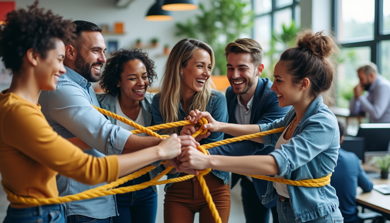 découvrez comment jouer au jeu du noeud humain, une activité ludique et efficace pour briser la glace et renforcer l’esprit d’équipe. apprenez les règles et astuces pour animer vos groupes facilement !