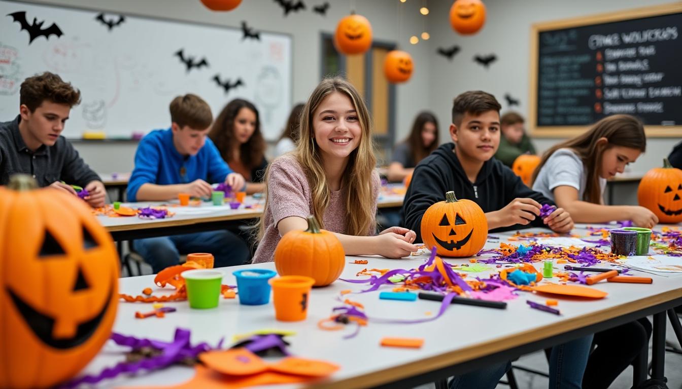 découvrez des idées originales d'activités d'halloween pour ados, mêlant sensations fortes, jeux et divertissement pour une soirée inoubliable entre amis.
