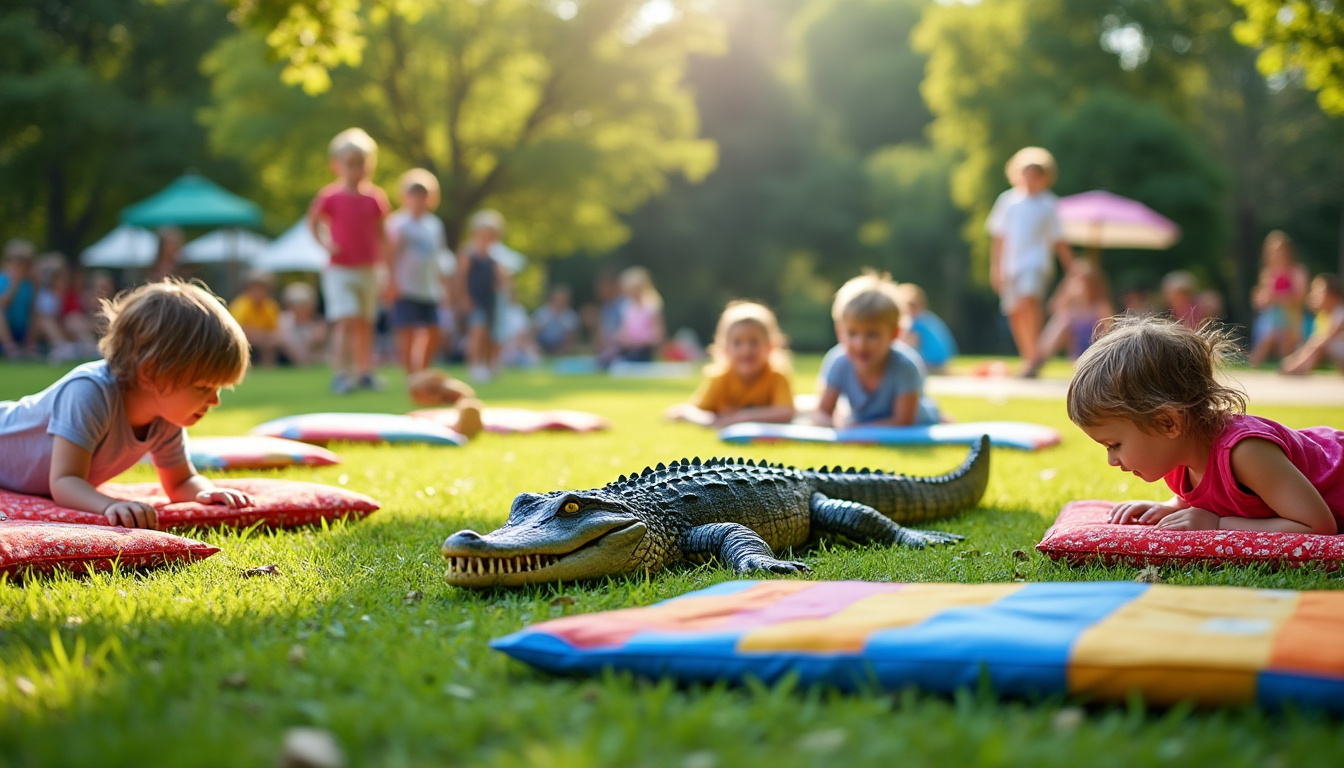 découvrez comment le jeu du crocodile favorise le développement social des enfants : amélioration de la communication, esprit d’équipe et gestion des émotions à travers une activité ludique et éducative.