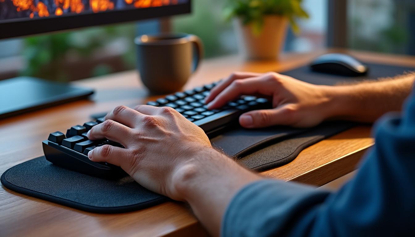 découvrez comment un clavier gamer ergonomique peut améliorer votre confort de jeu et prévenir les douleurs au poignet grâce à une utilisation adaptée.