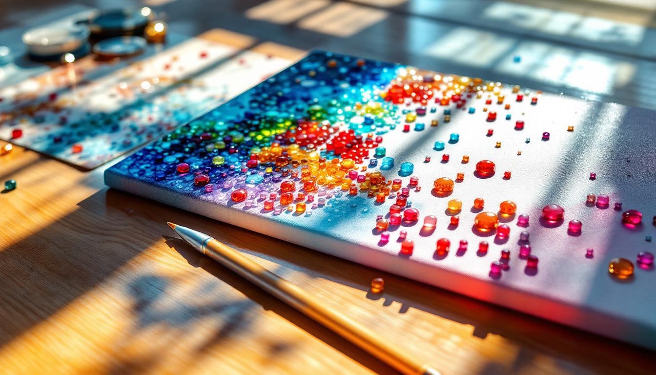 explorez le monde fascinant du diamond painting sonore et laissez libre cours à votre créativité avec cette activité artistique unique et captivante.