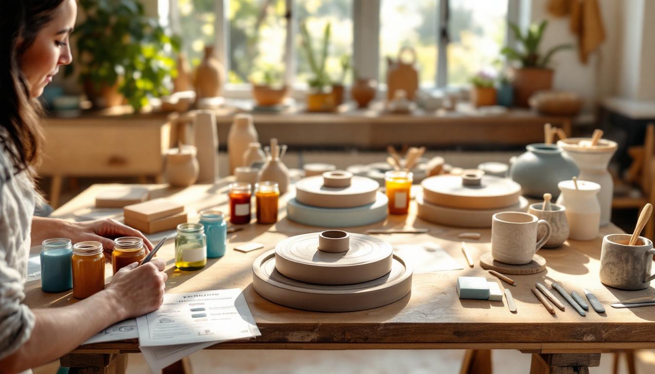 explorez notre sélection des meilleures boutiques de kits poterie pour débutants et lancez-vous dans vos créations avec des outils de qualité.