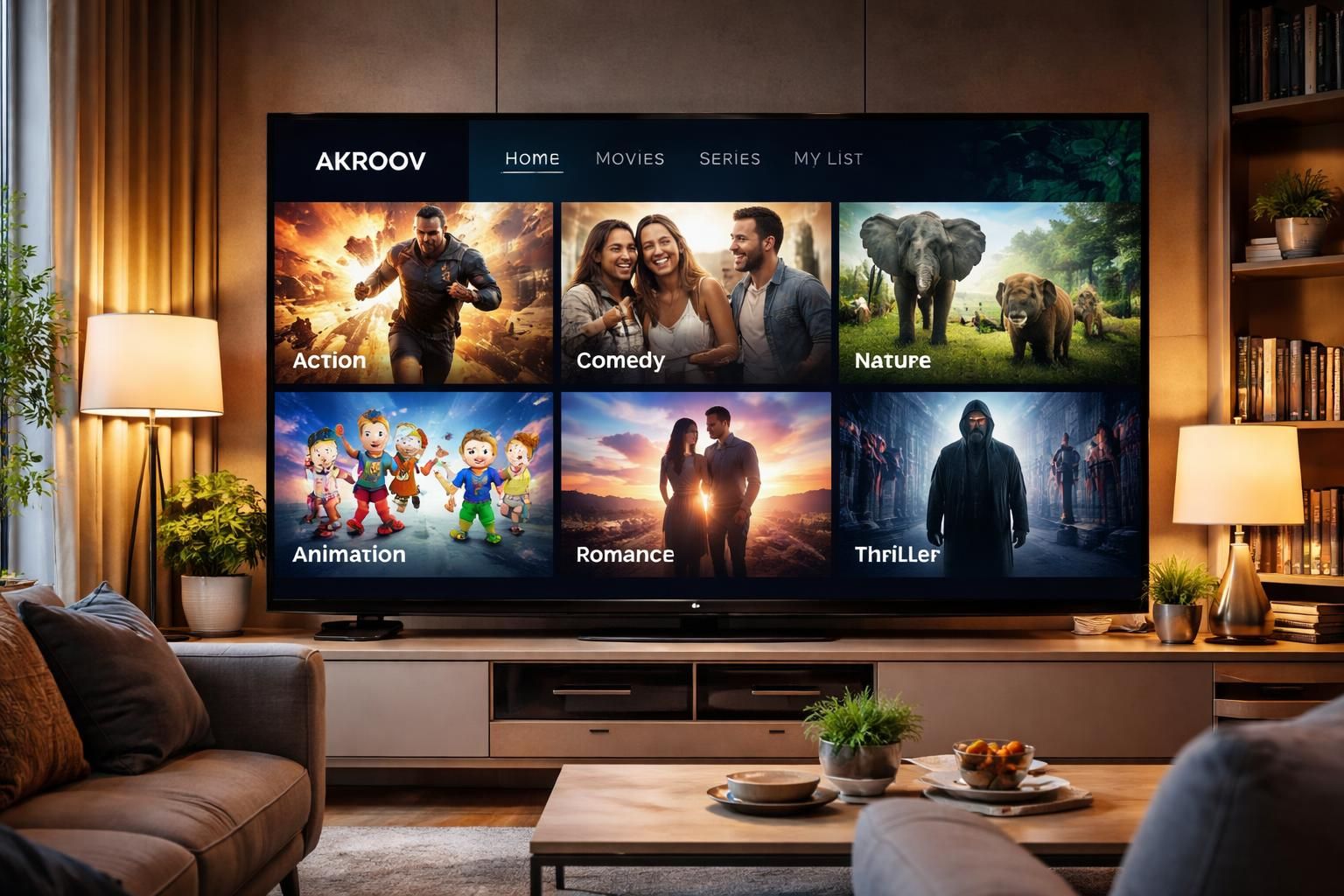 découvrez une large gamme de contenus variés sur akroov, la plateforme de streaming vidéo qui répond à tous vos goûts et envies de divertissement.