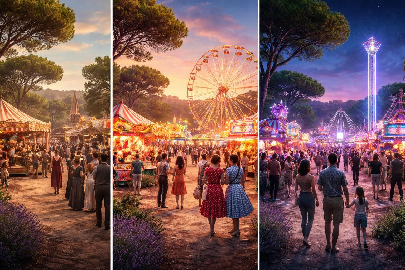 découvrez l'évolution fascinante des fêtes foraines dans le var, un voyage dans le temps entre traditions et innovations festives.