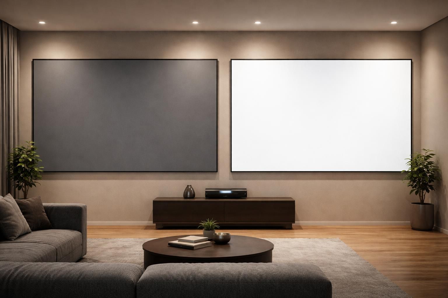 découvrez comment choisir entre une toile d'écran de projection grise ou blanche pour optimiser la qualité de vos films et améliorer votre expérience visuelle.